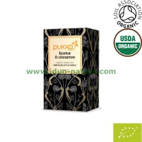 Infusi�n ecol�gica Licorice & Cinnamon PUKKA